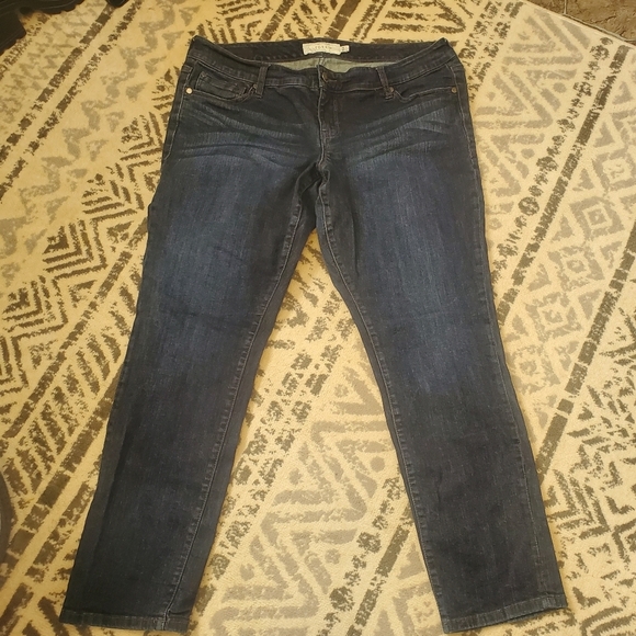 TORRID 16R.  DARK WASH STRAIGHT LEG - Picture 1 of 5